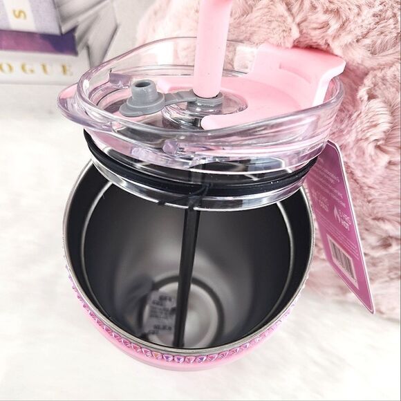 Pink Bling {Rhinestones} Stainless Steel Tumbler - Picture 4 of 6